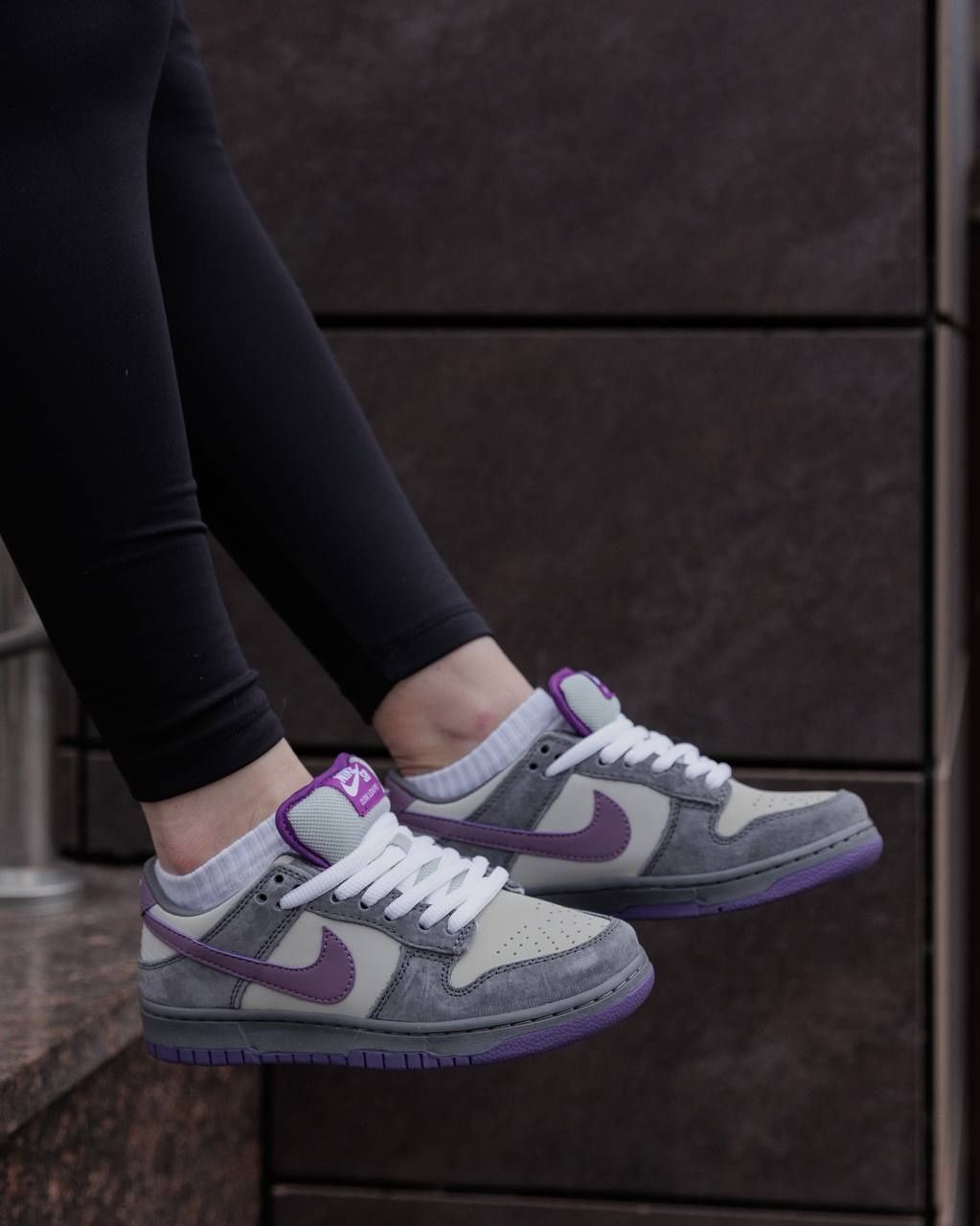 Кросівки Nike SB Dunk Low Purple Pigeon NK214 фото