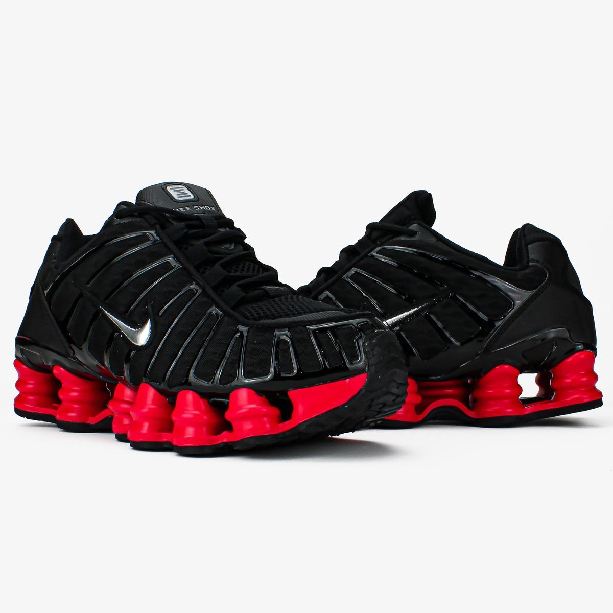 Кросівки Nike Shox 'Black/Red' 0163 фото