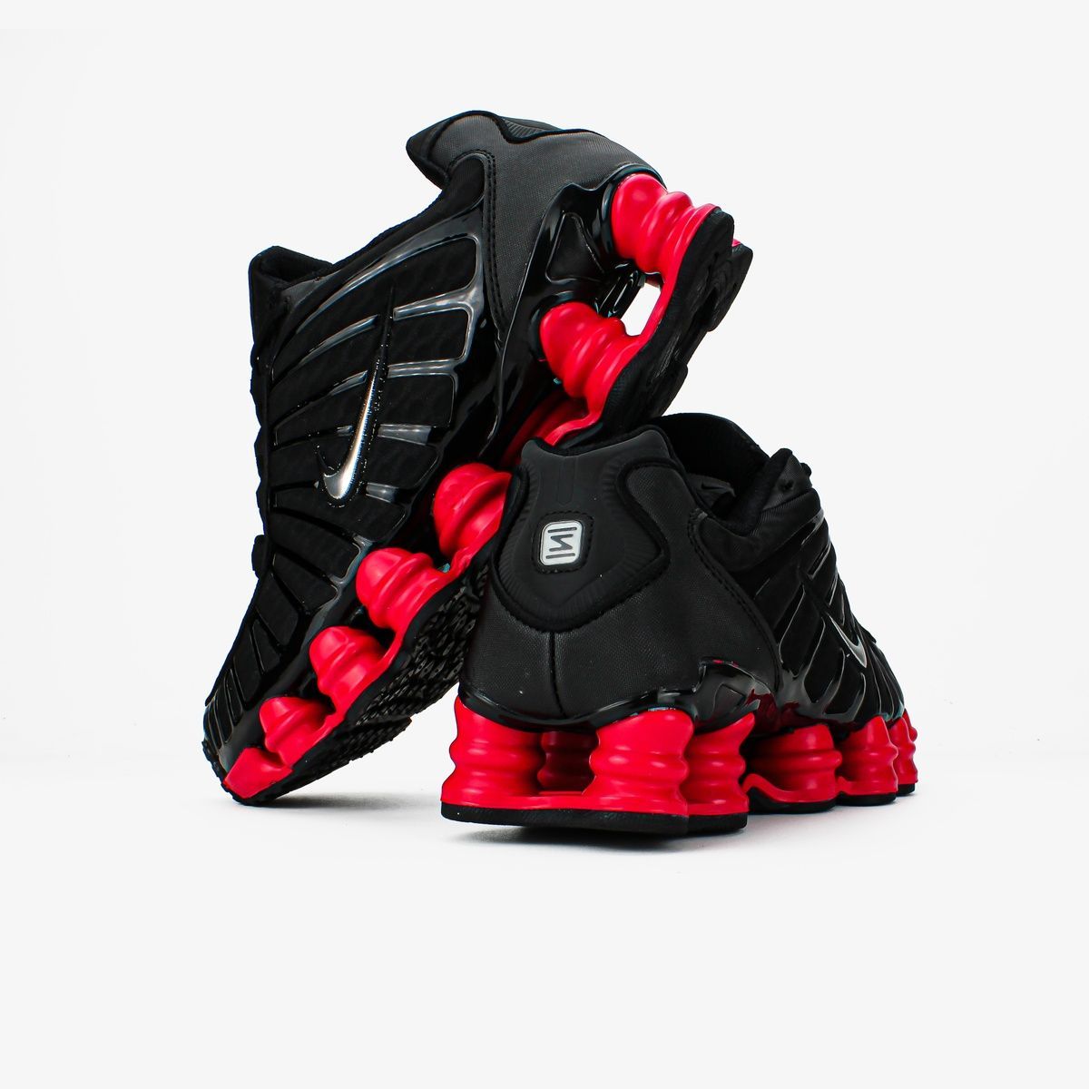 Кросівки Nike Shox 'Black/Red' 0163 фото