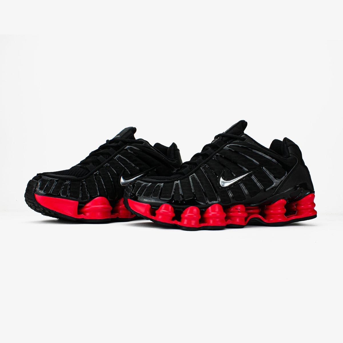 Кросівки Nike Shox 'Black/Red' 0163 фото