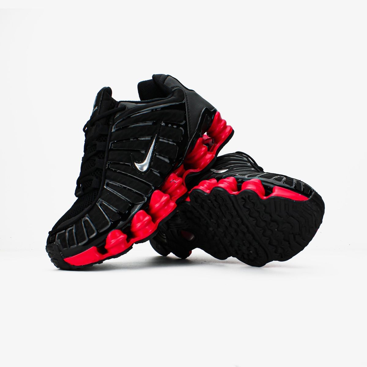 Кросівки Nike Shox 'Black/Red' 0163 фото