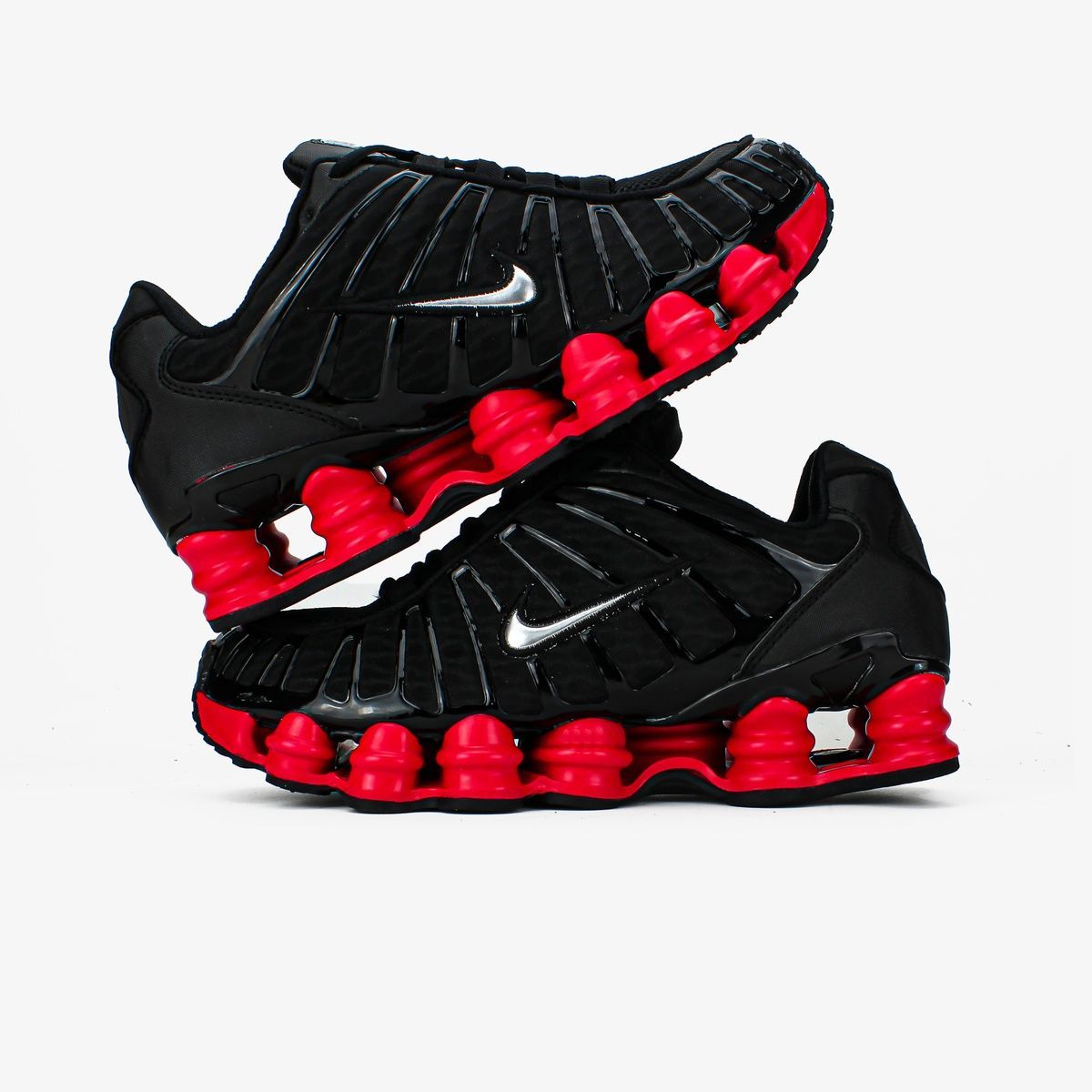 Кросівки Nike Shox 'Black/Red' 0163 фото