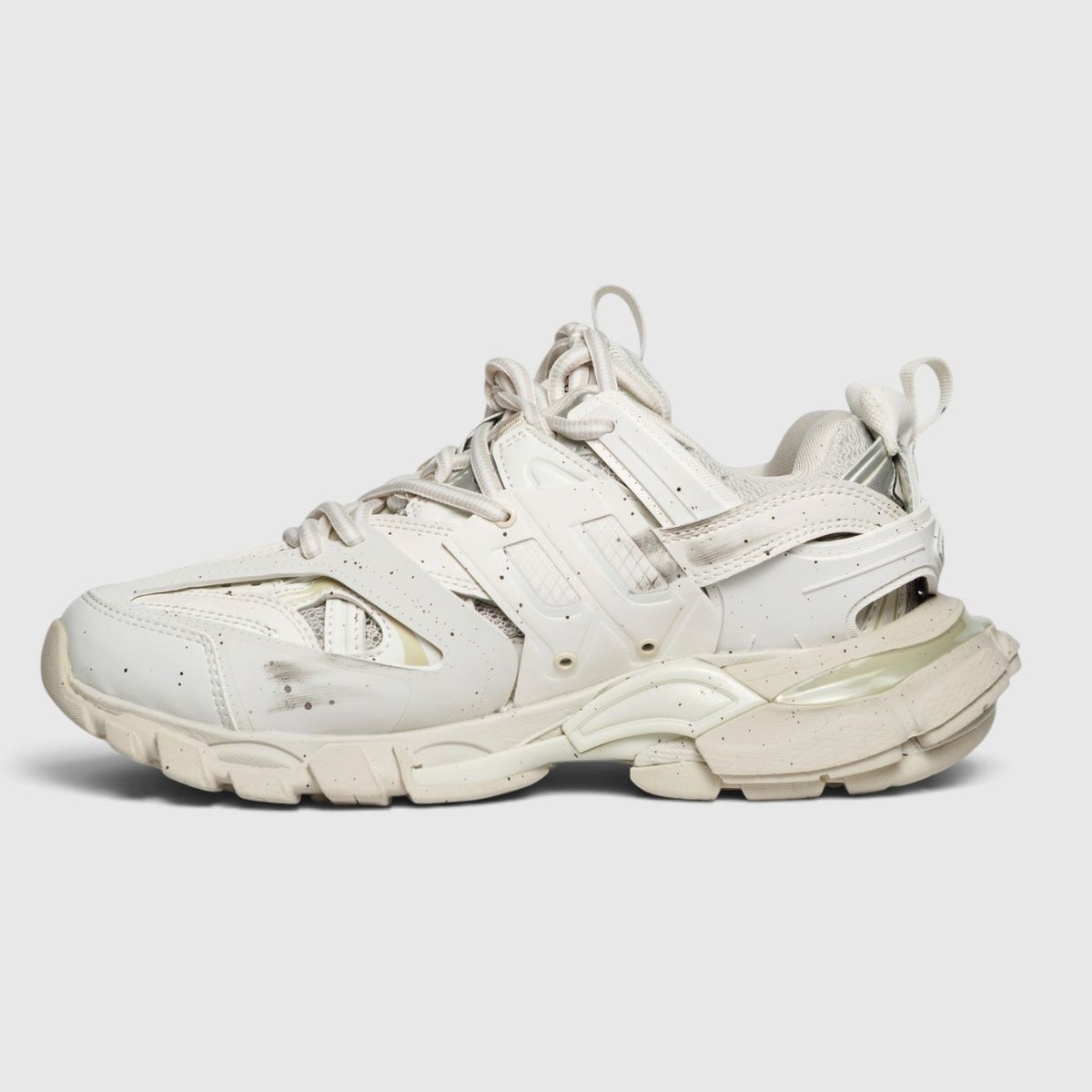 Кросівки Balenciaga Track Signature Sneaker White Black BL013 фото