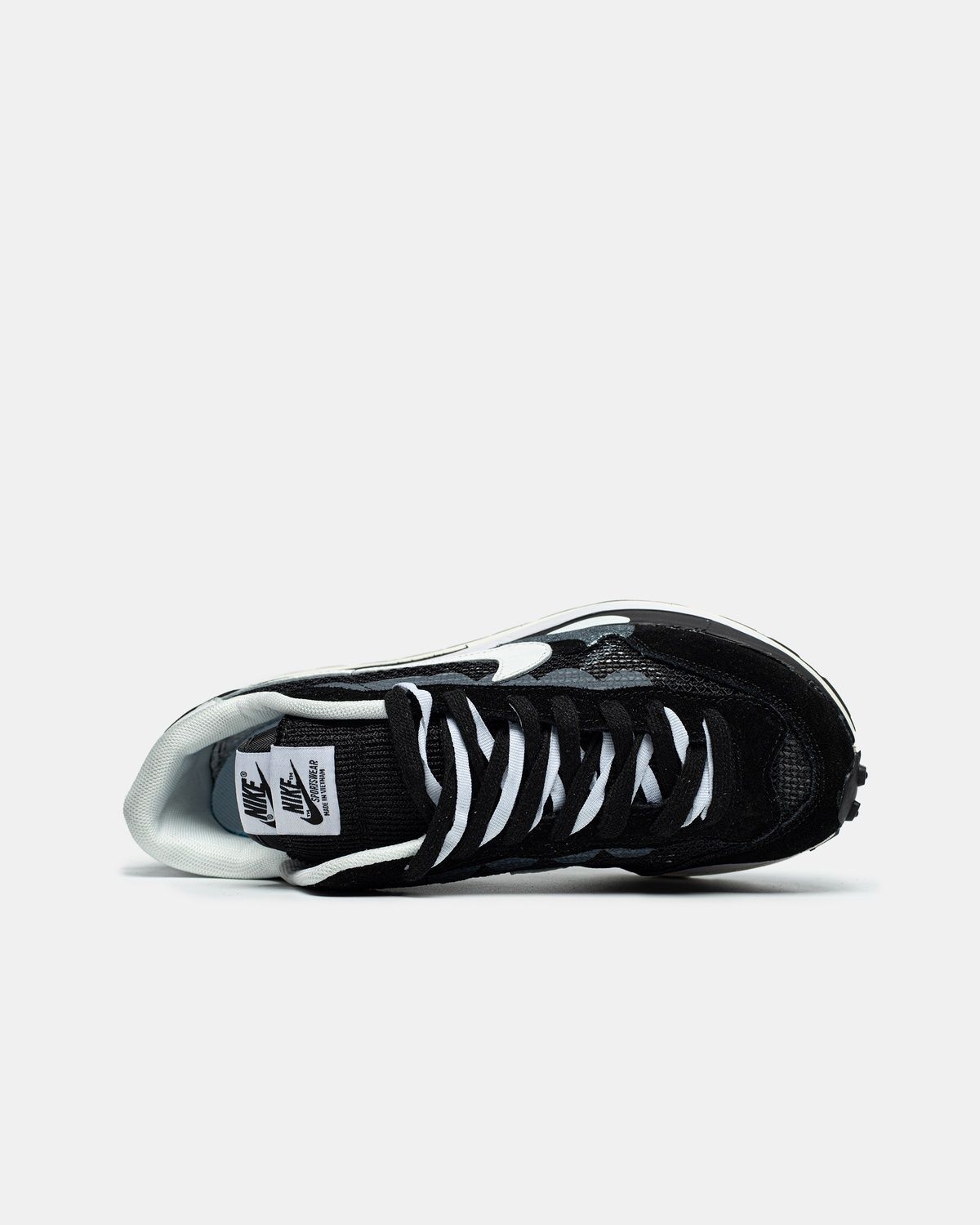 Кросівки Nike Vaporwaffle Sacai Black White nk122 фото