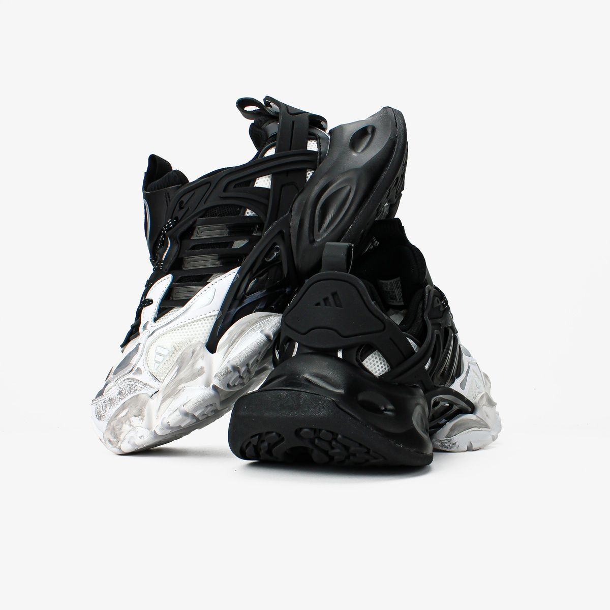 Кросівки Adidas Vento XLG Deluxe "Black White" 019 фото
