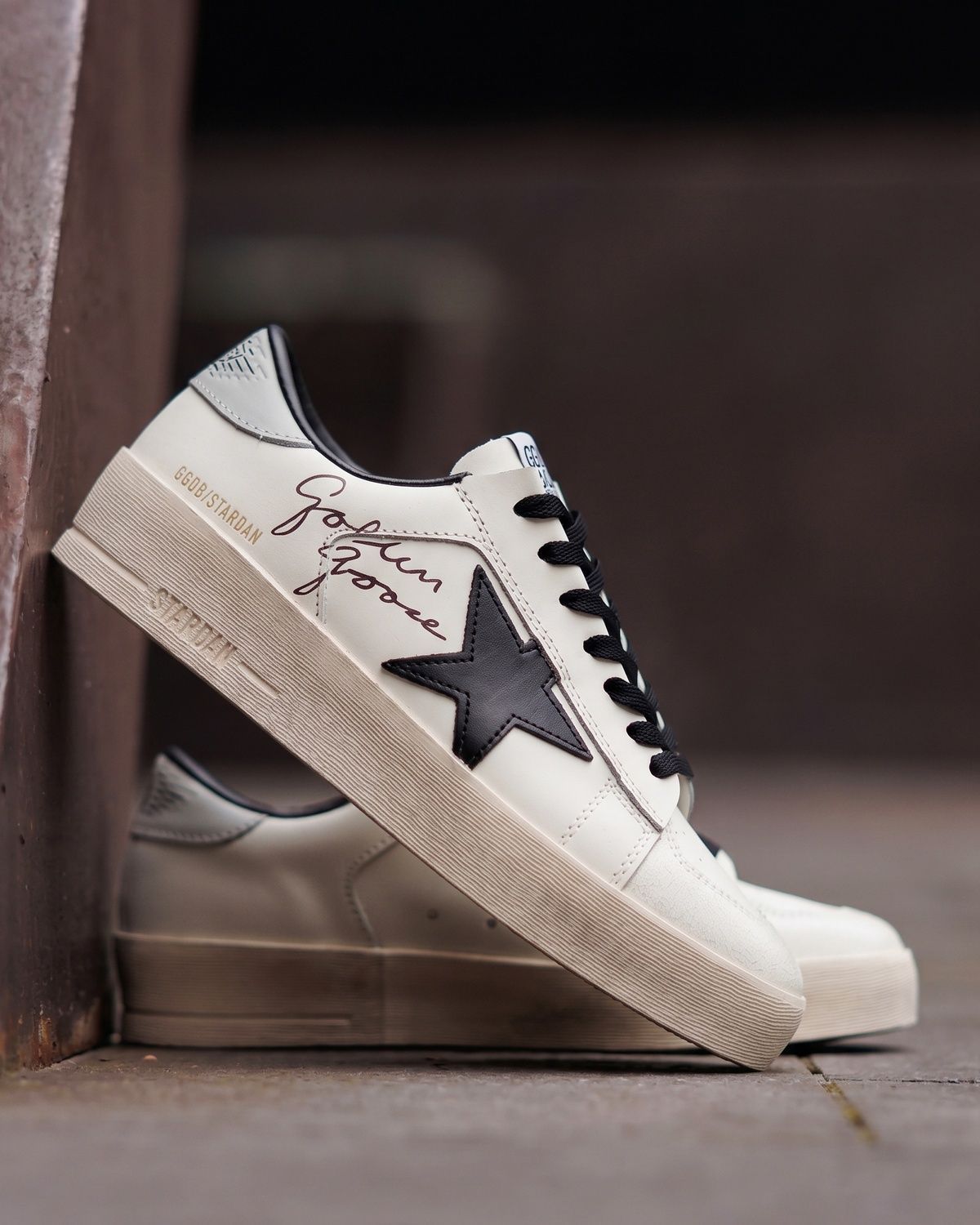 Кросівки Golden Goose GGDB Stardan White Black GG004 фото