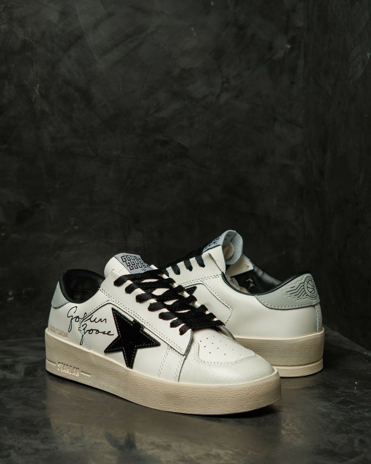 Кросівки Golden Goose GGDB Stardan White Black GG004 фото