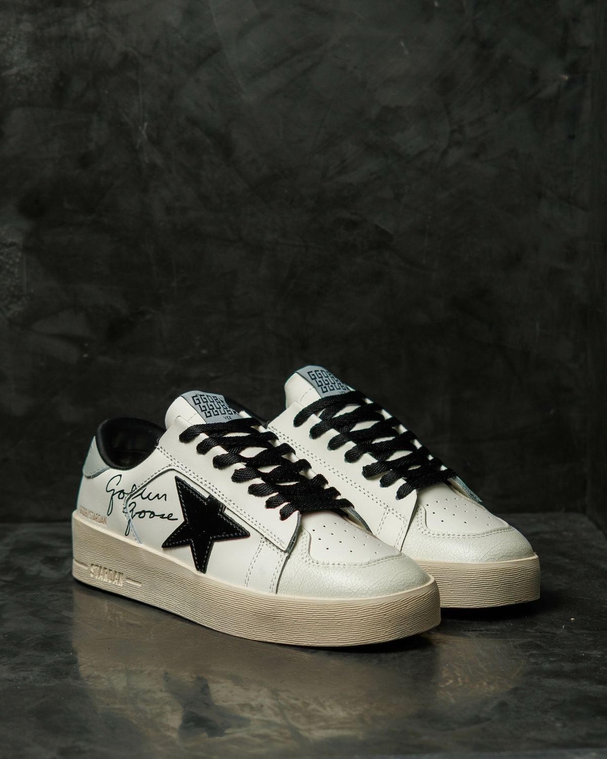 Кросівки Golden Goose GGDB Stardan White Black GG004 фото