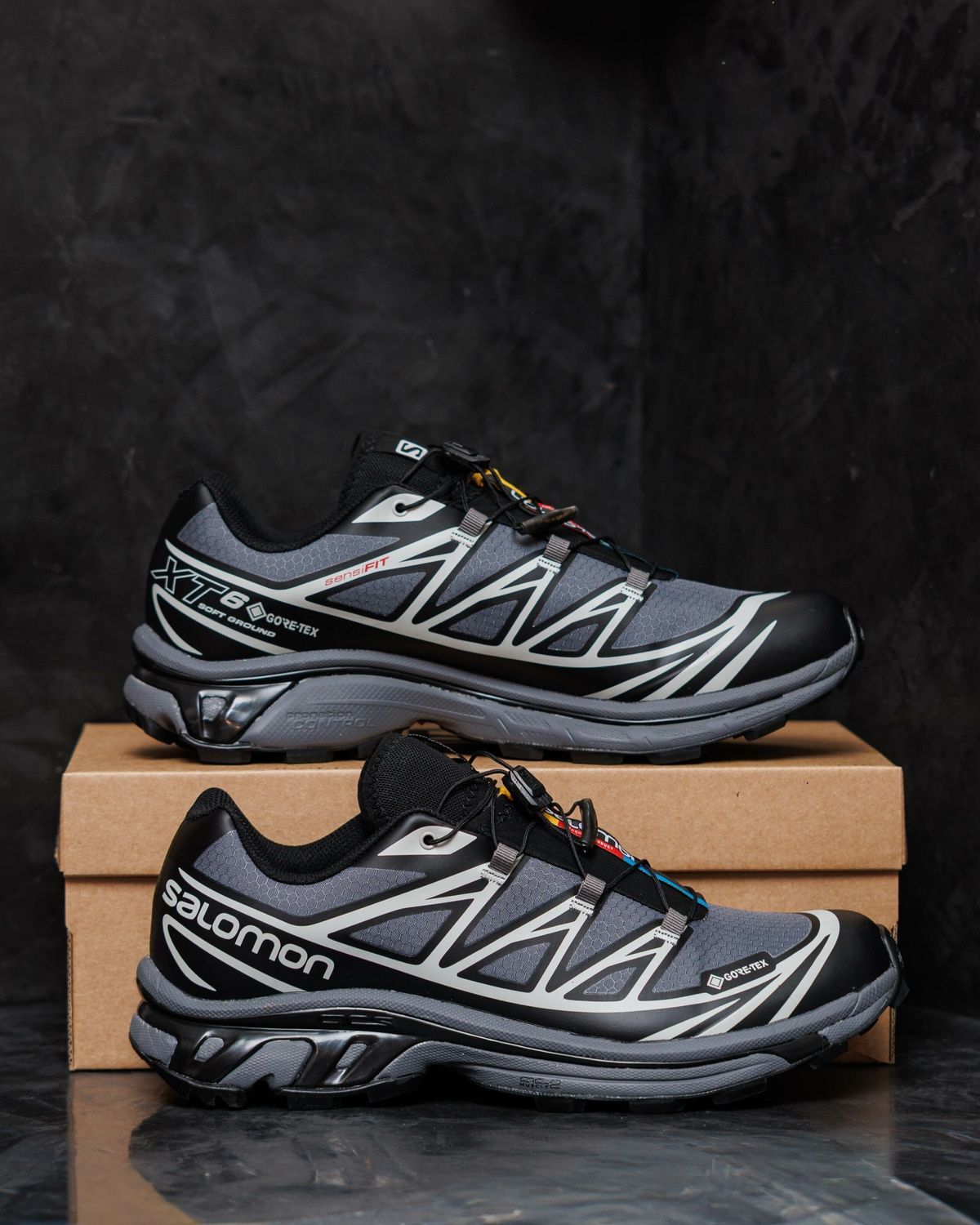 Salomon S LAB XT-6 Gore-Tex Black Grey SL041 фото