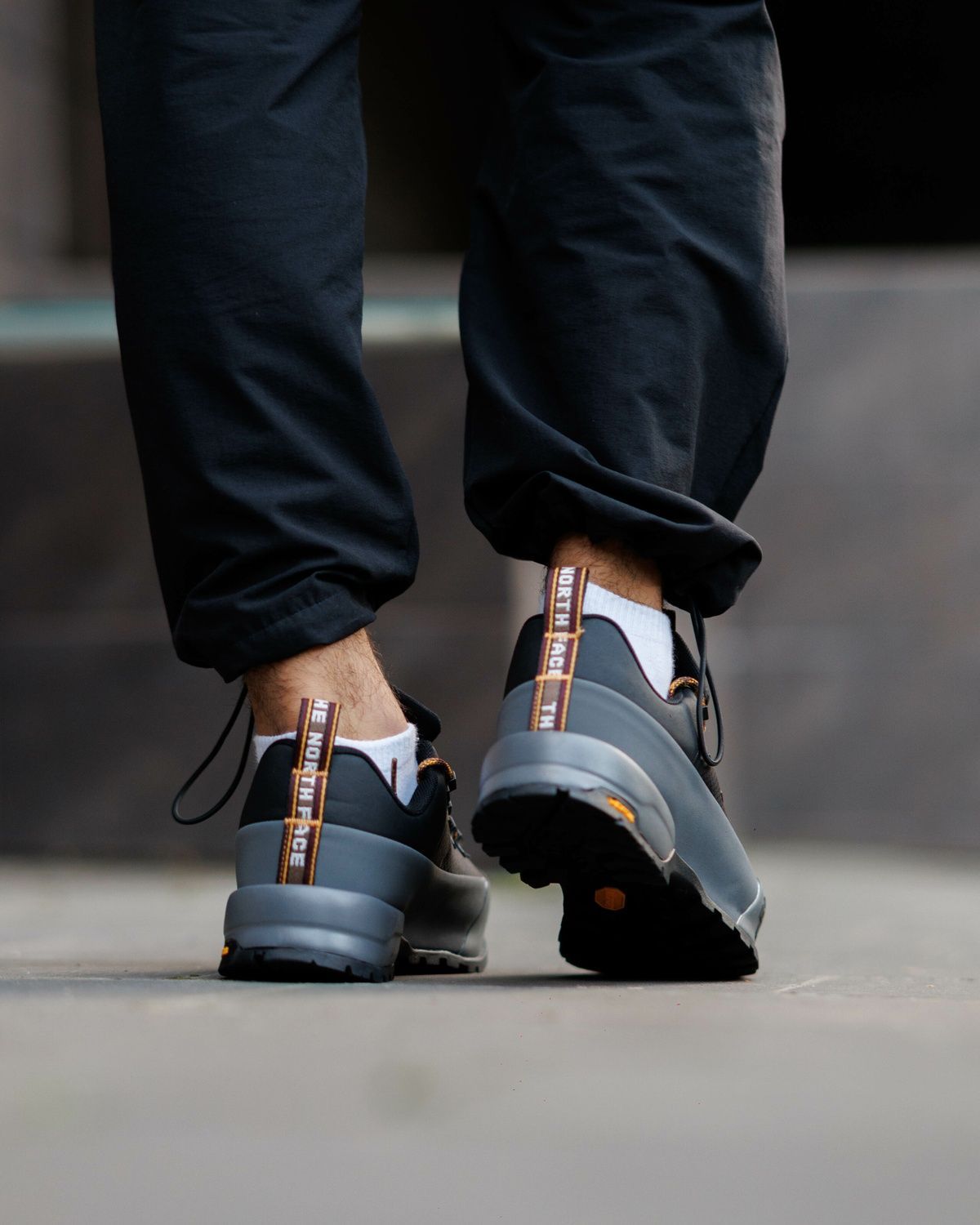 Кросівки The North Face Glenclyffe Low Gore-Tex Black Asphalt Grey TN007 фото
