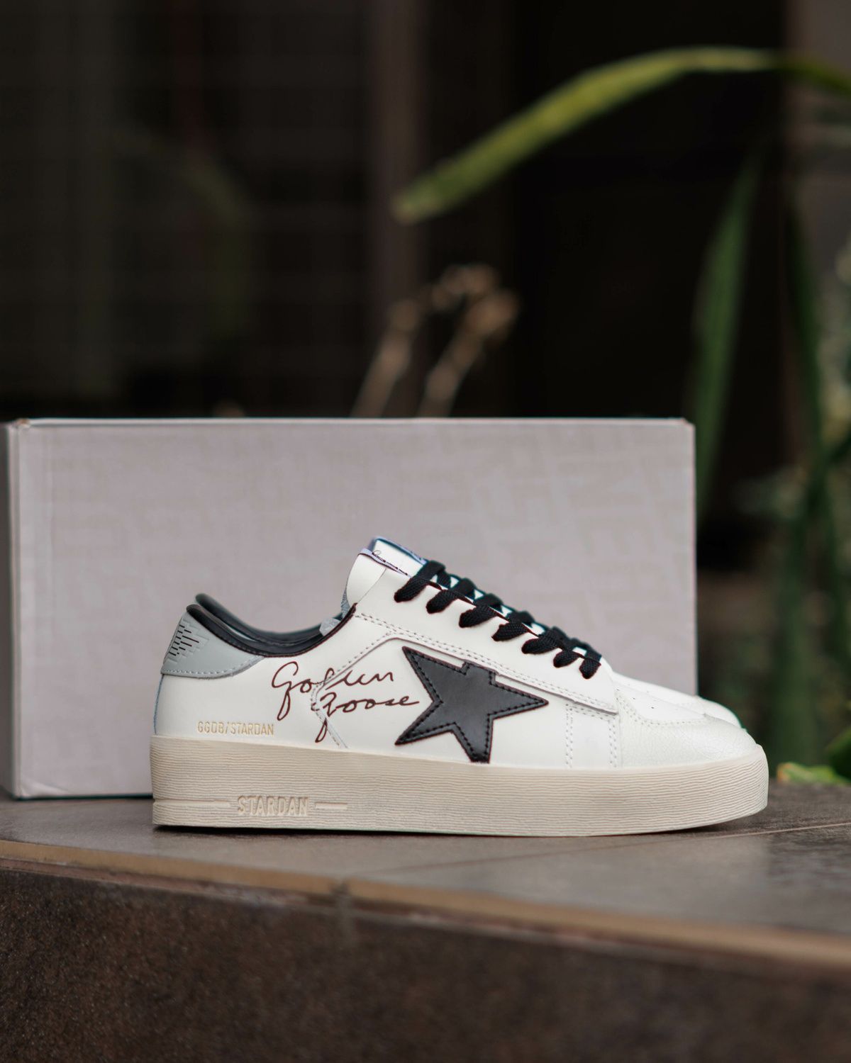Кросівки Golden Goose GGDB Stardan White Black GG004 фото