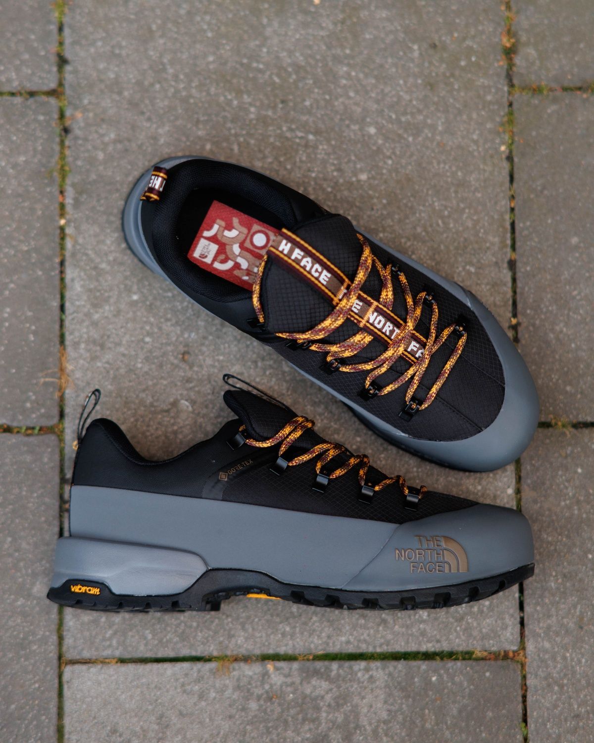 Кросівки The North Face Glenclyffe Low Gore-Tex Black Asphalt Grey TN007 фото