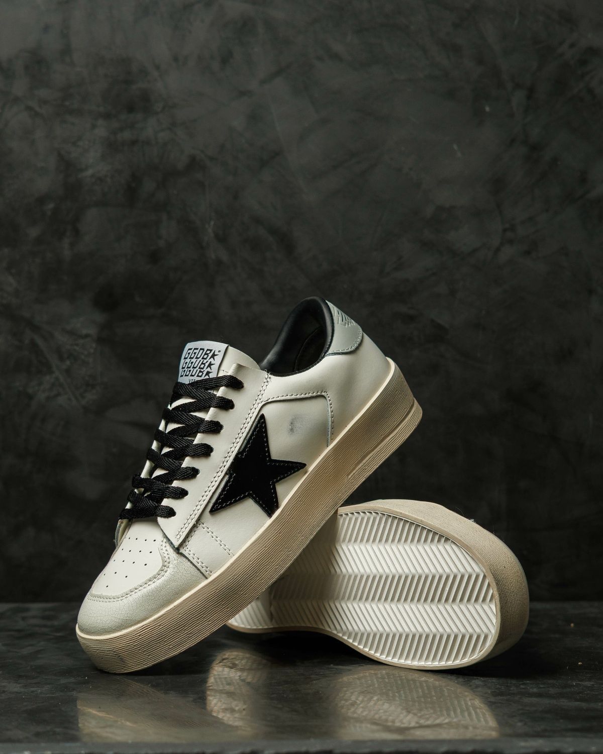 Кросівки Golden Goose GGDB Stardan White Black GG004 фото