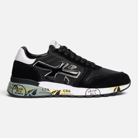 Кросівки Premiata Mick Black White PR010 фото