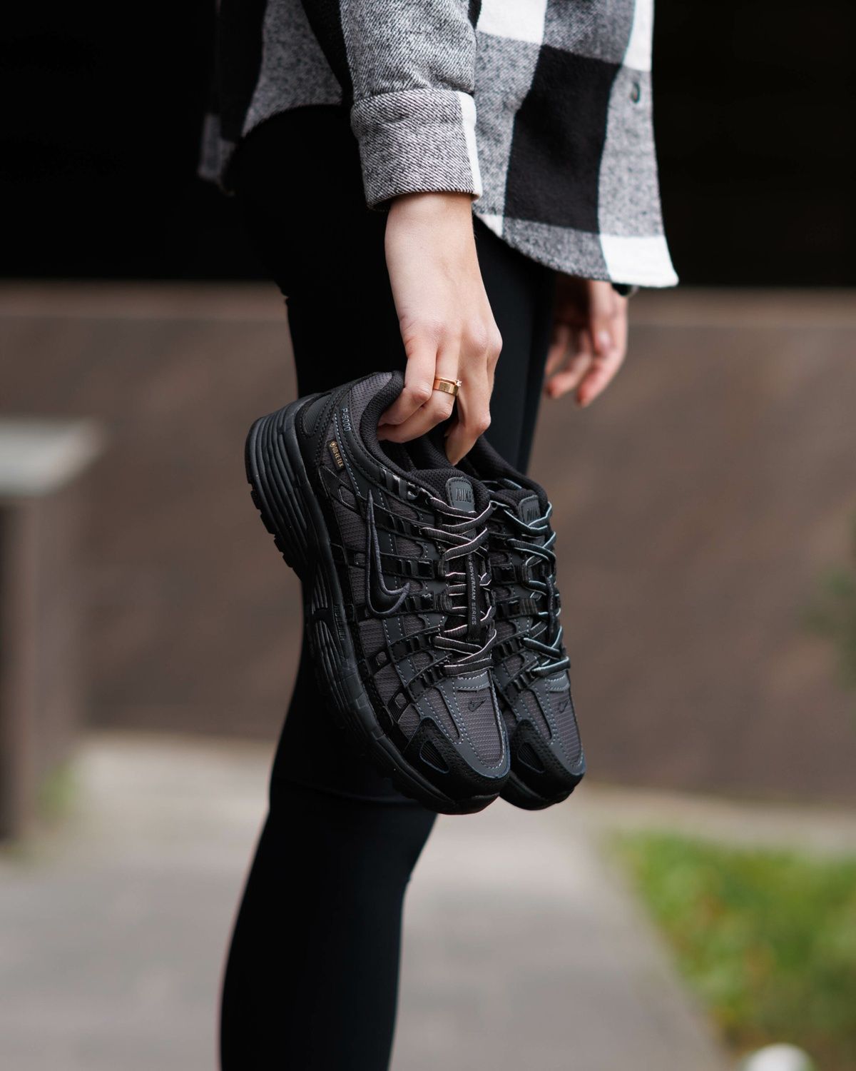 Кросівки Nike P-6000 Gore-Tex Black NK381 фото