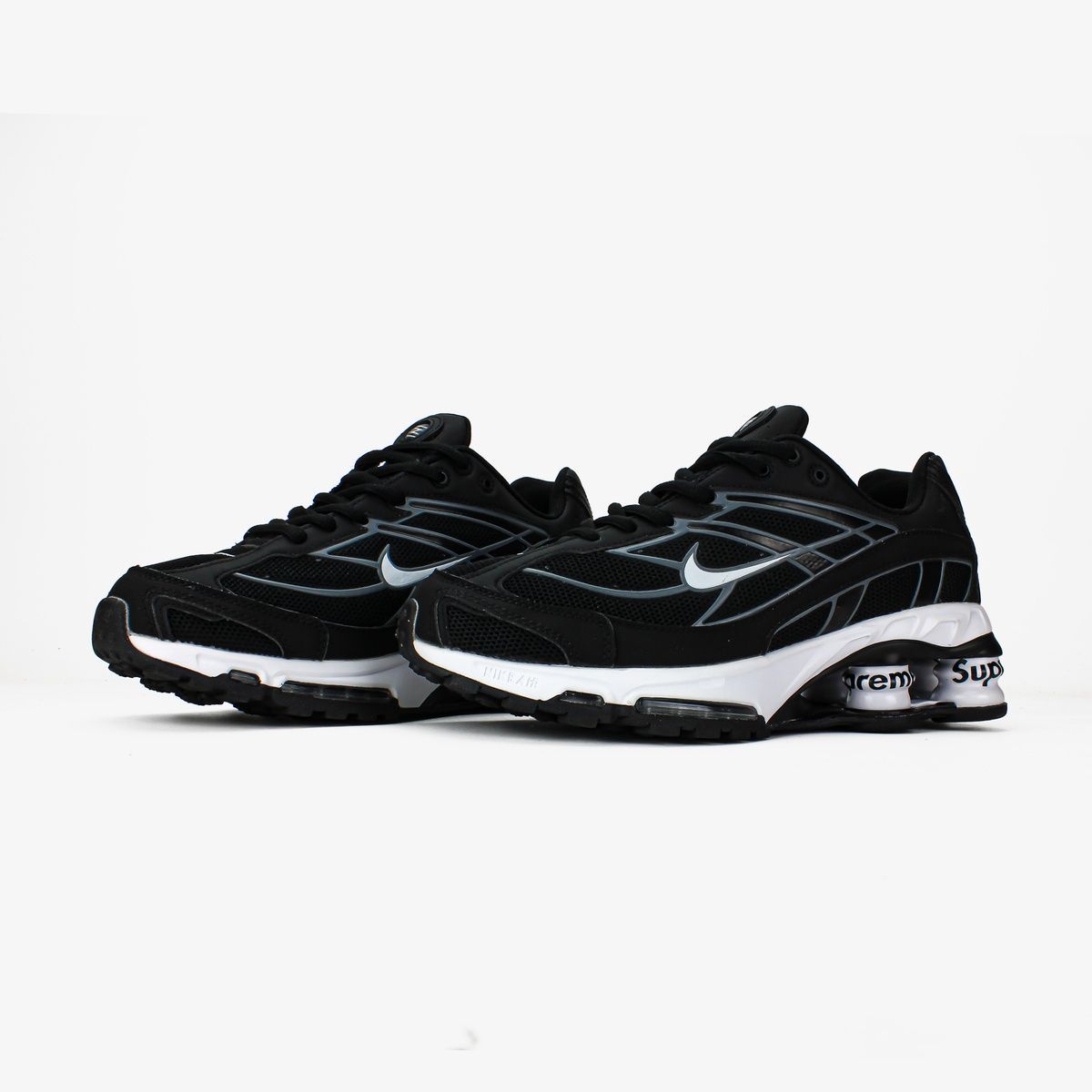 Кросівки Nike Shox Ride 2 Supreme "Black White" B49 фото