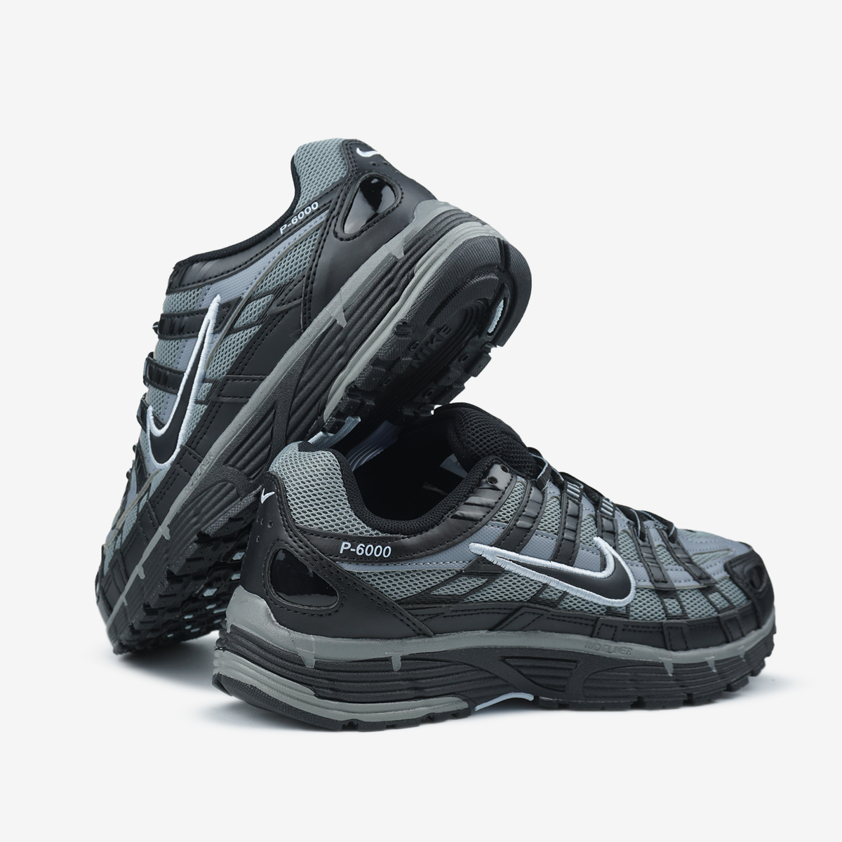 Nike P-6000 Grey Black 0390 фото