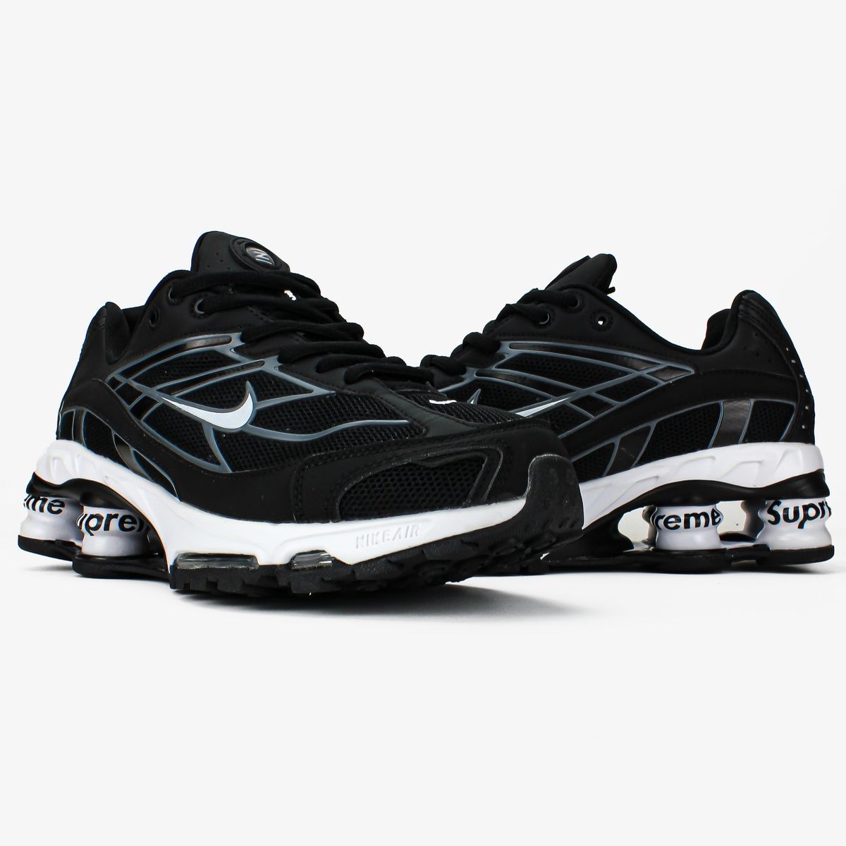 Кросівки Nike Shox Ride 2 Supreme "Black White" B49 фото