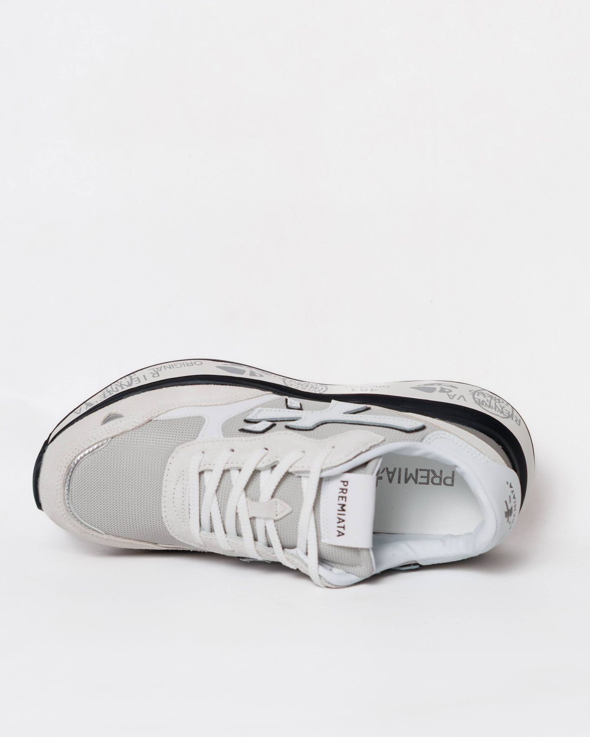 Кросівки Premiata Moerun White Grey Black PR014 фото