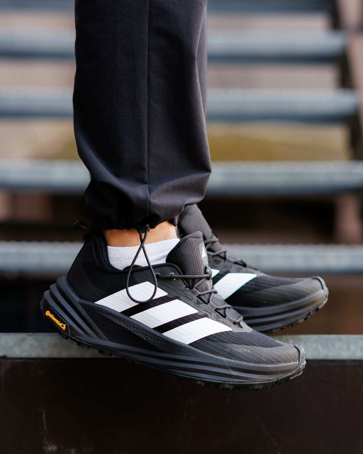 Кросівки Adidas Terrex Freehiker 3 Low Gore-Tex Black White AD123 фото