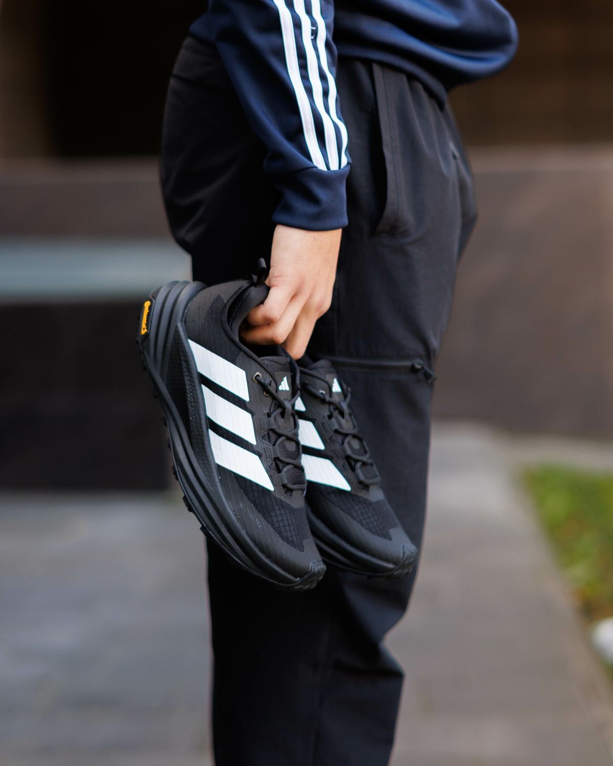 Кросівки Adidas Terrex Freehiker 3 Low Gore-Tex Black White AD123 фото