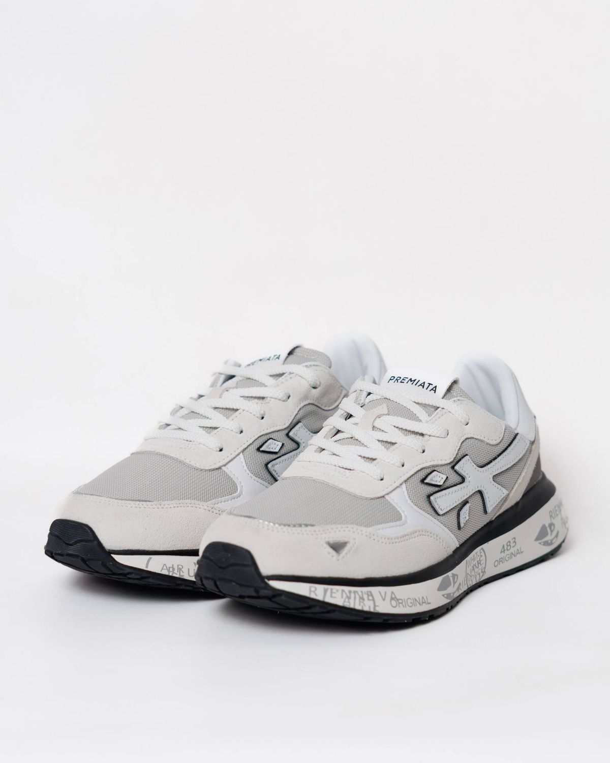 Кросівки Premiata Moerun White Grey Black PR014 фото