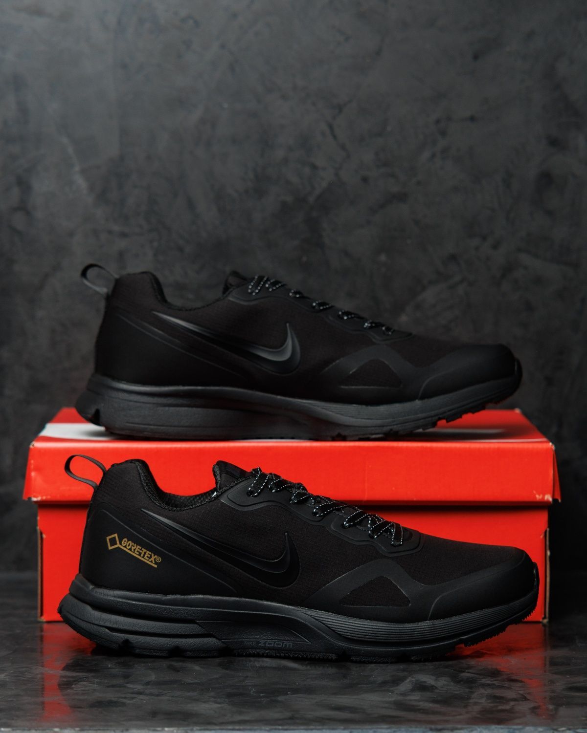Кросівки Nike Pegasus 30 Gore-Tex Black NK384 фото