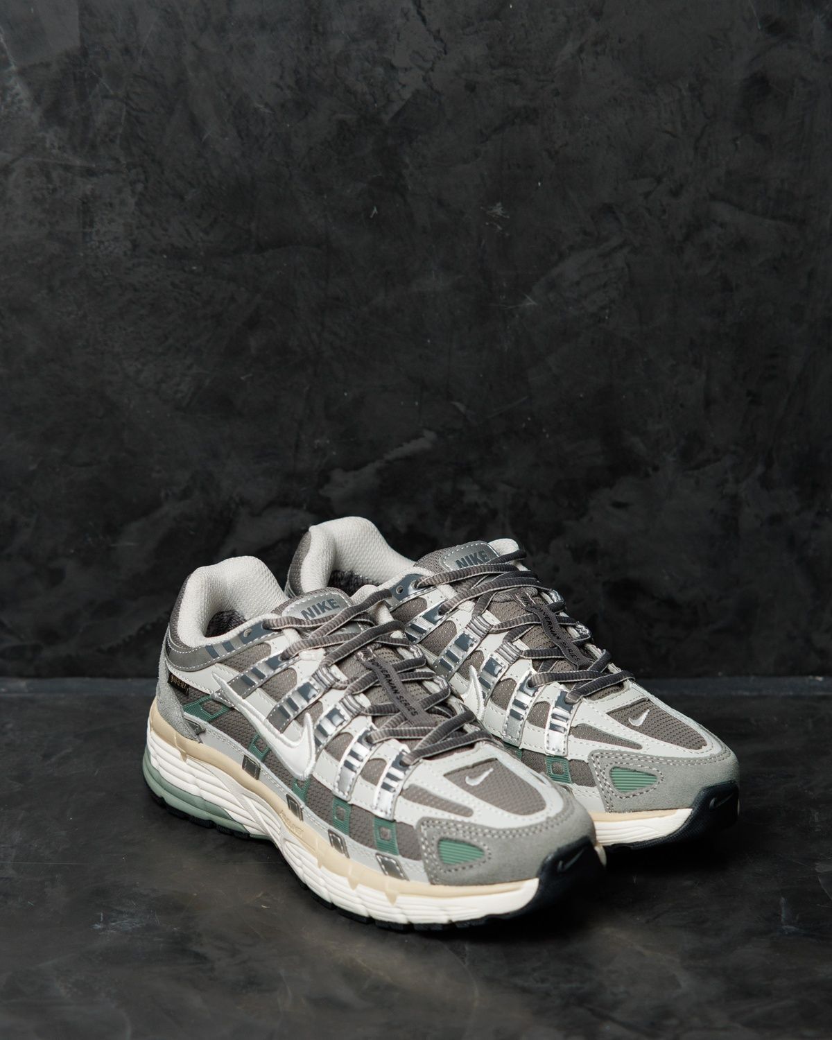 Кросівки Nike P-6000 Gore-Tex Ligth Grey Green NK383 фото