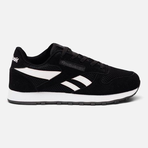 Кросівки Reebok Classic Leather Black White RB045 фото