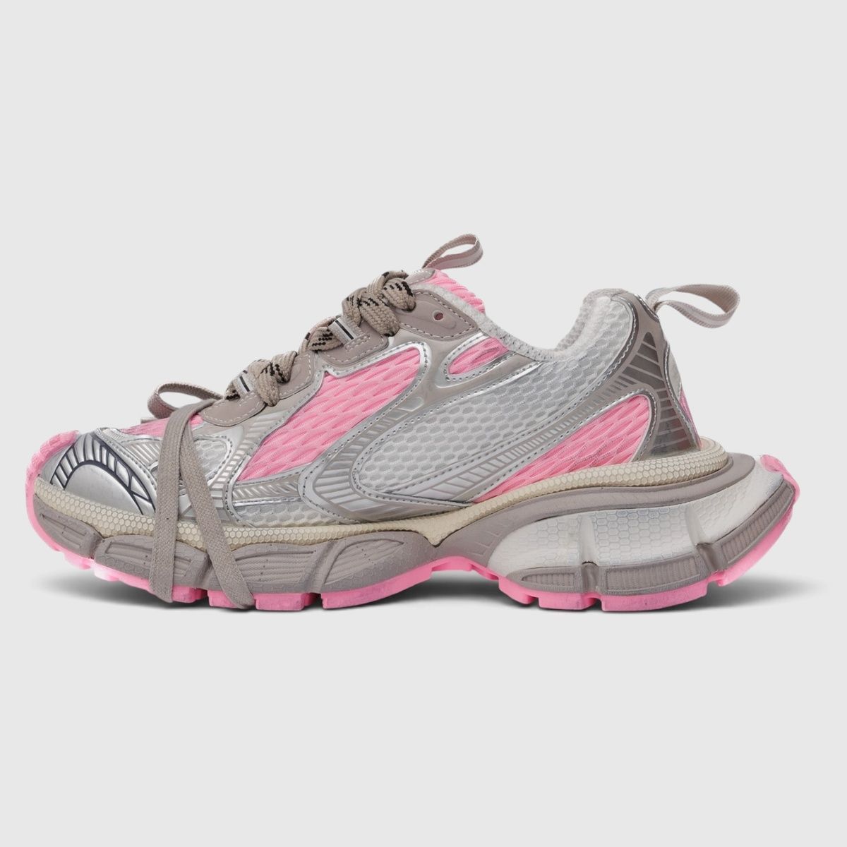 Кросівки Balenciaga 3XL Silver Pink BL010 фото