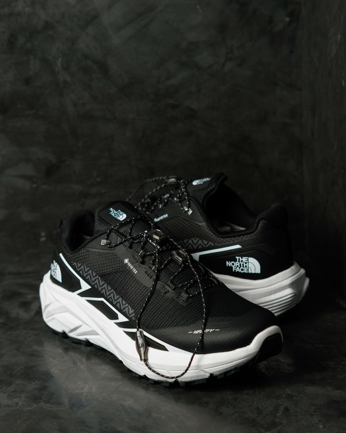Кросівки The North Face Vectiv Gore-Tex Black White TN008 фото
