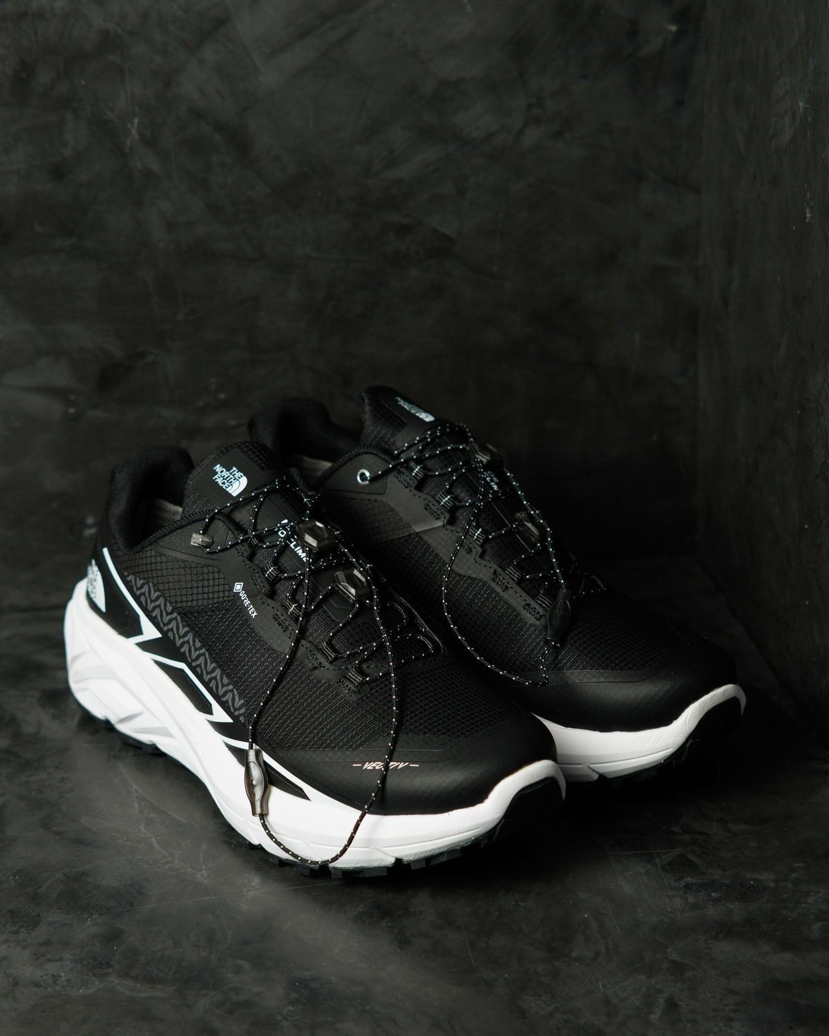 Кросівки The North Face Vectiv Gore-Tex Black White TN008 фото