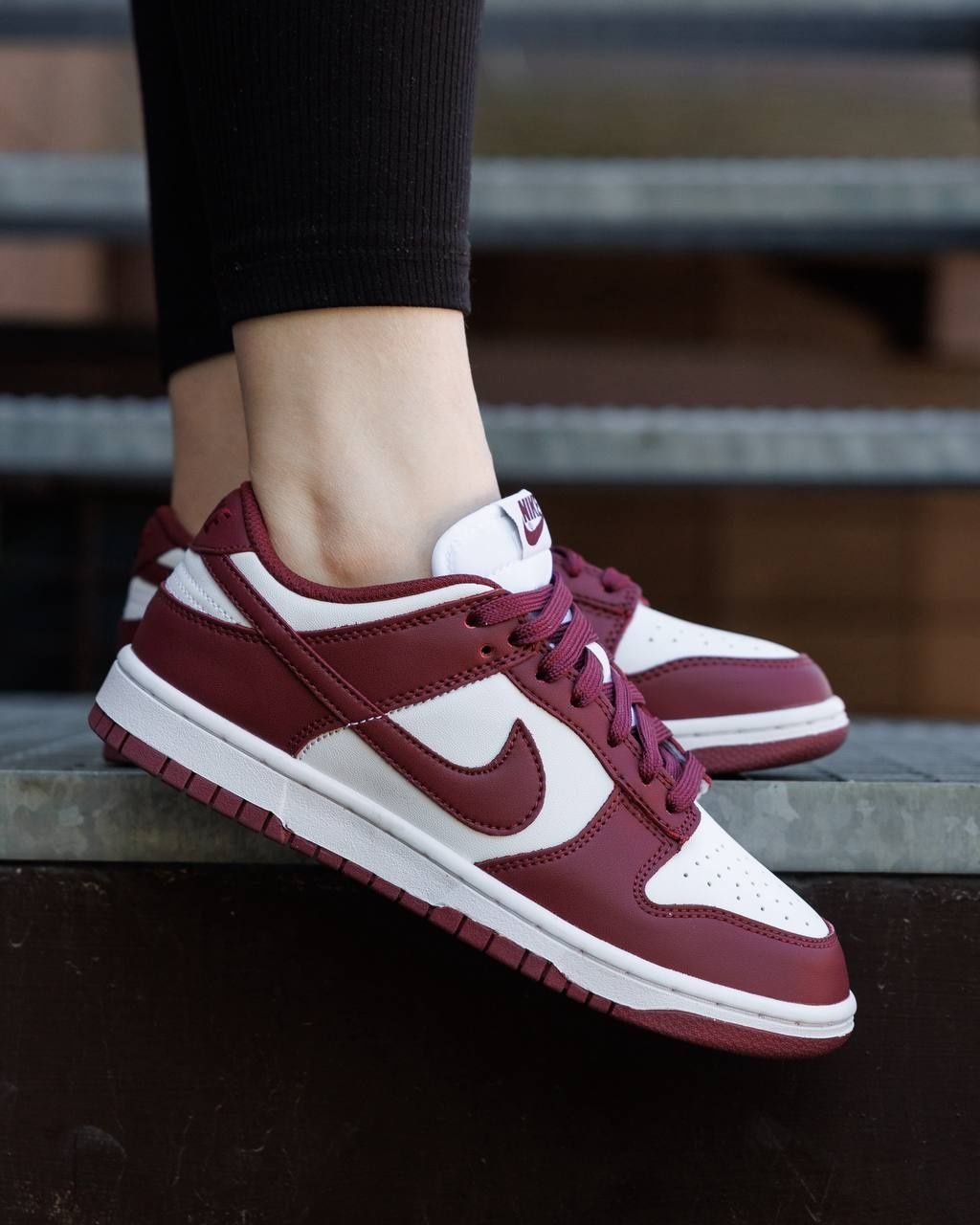 Кросівки Nike SB Dunk Low Team Red Bordeaux NK314 фото
