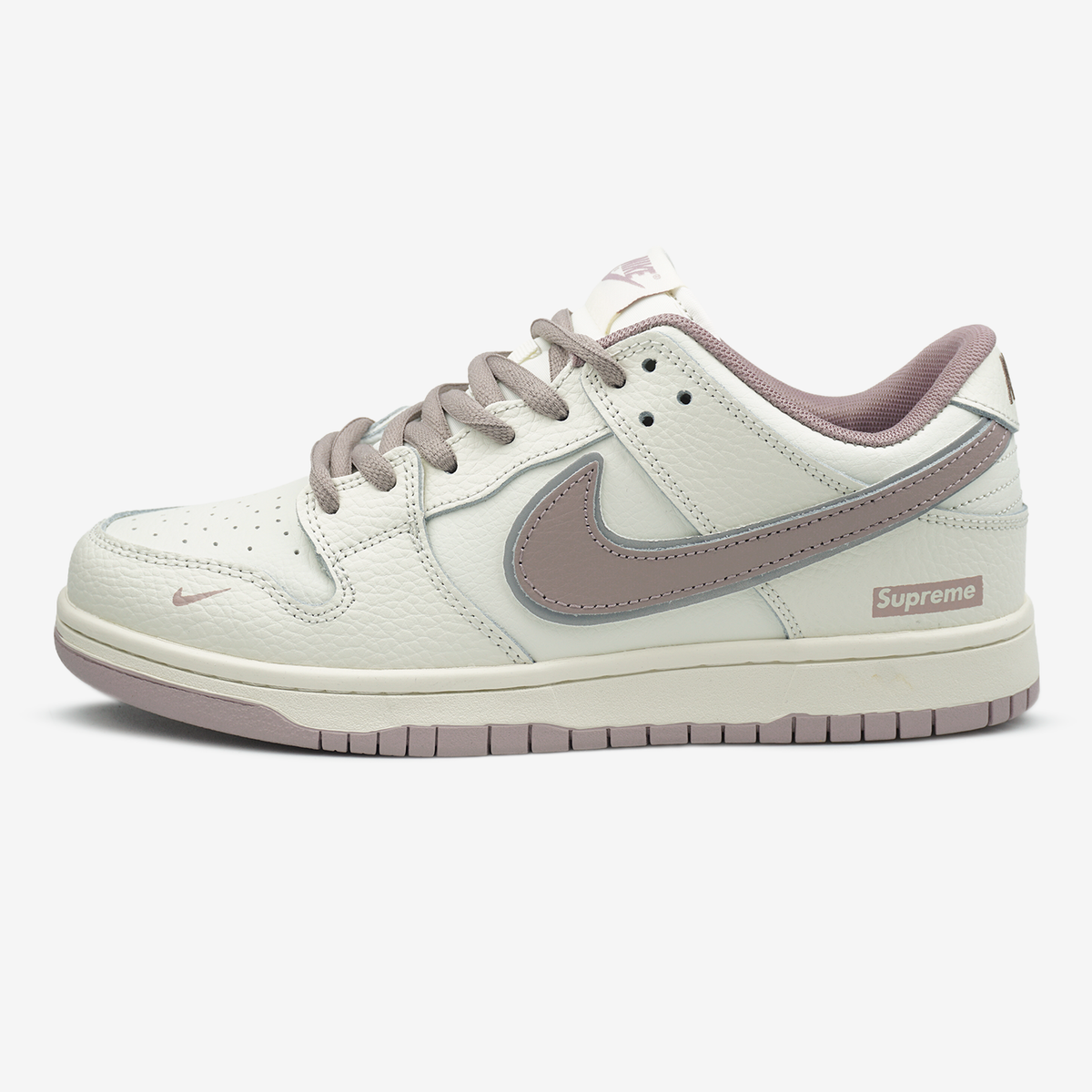 Nike SB Dunk Low Milk Beige Brown x Supreme 0414 фото