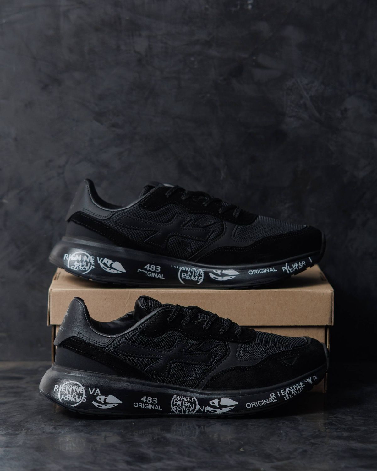 Кросівки Premiata Moerun Black PR013 фото Кросівки Premiata Moerun Black PR013 фото