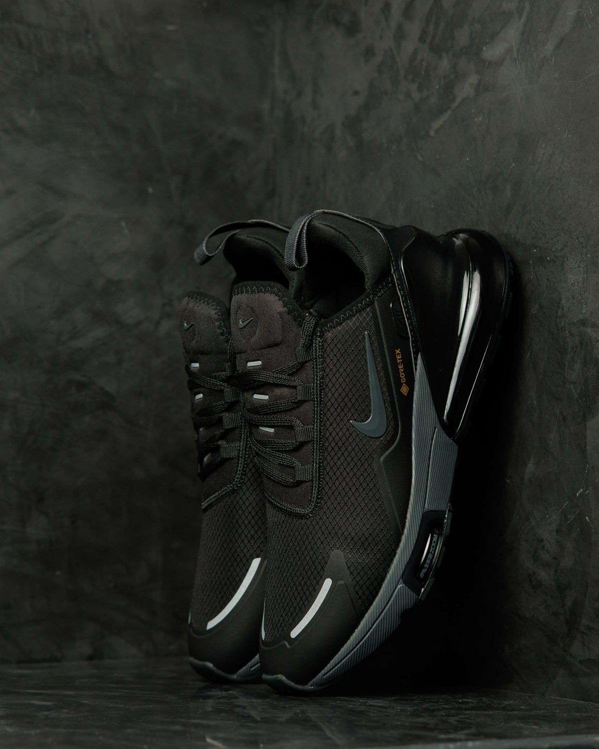 Кросівки Nike Air Max 270 Gore-Tex Black Grey NK394 фото