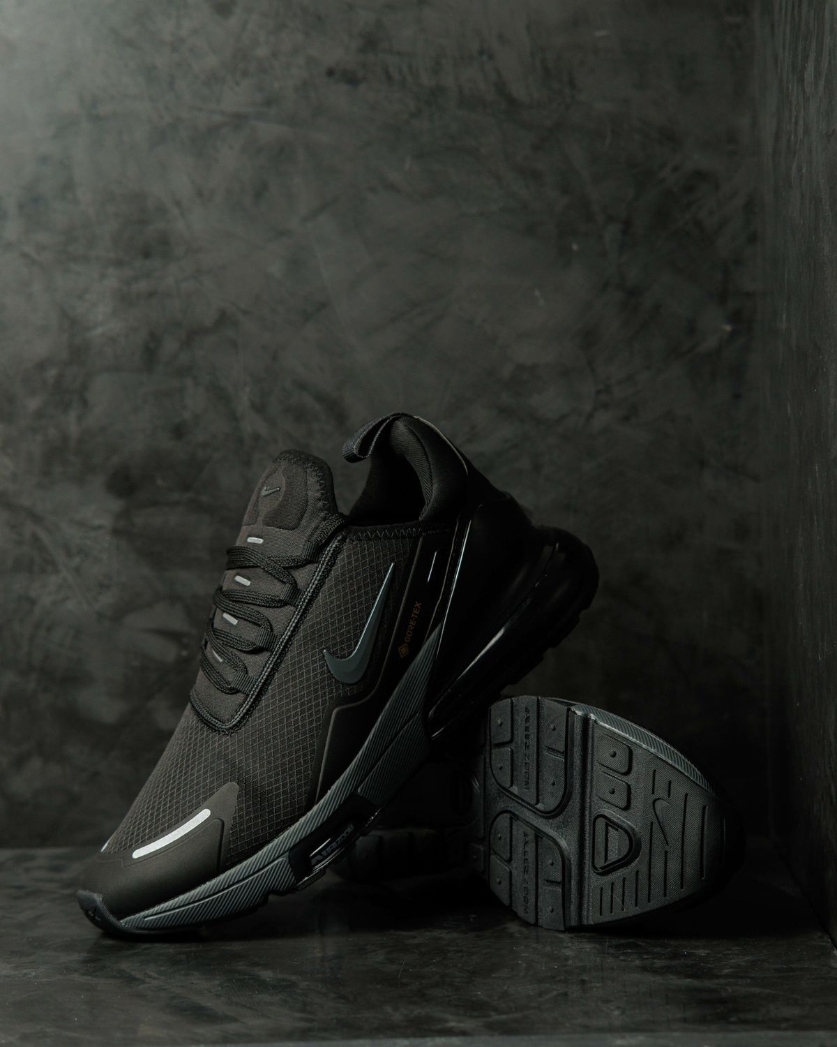 Кросівки Nike Air Max 270 Gore-Tex Black Grey NK394 фото