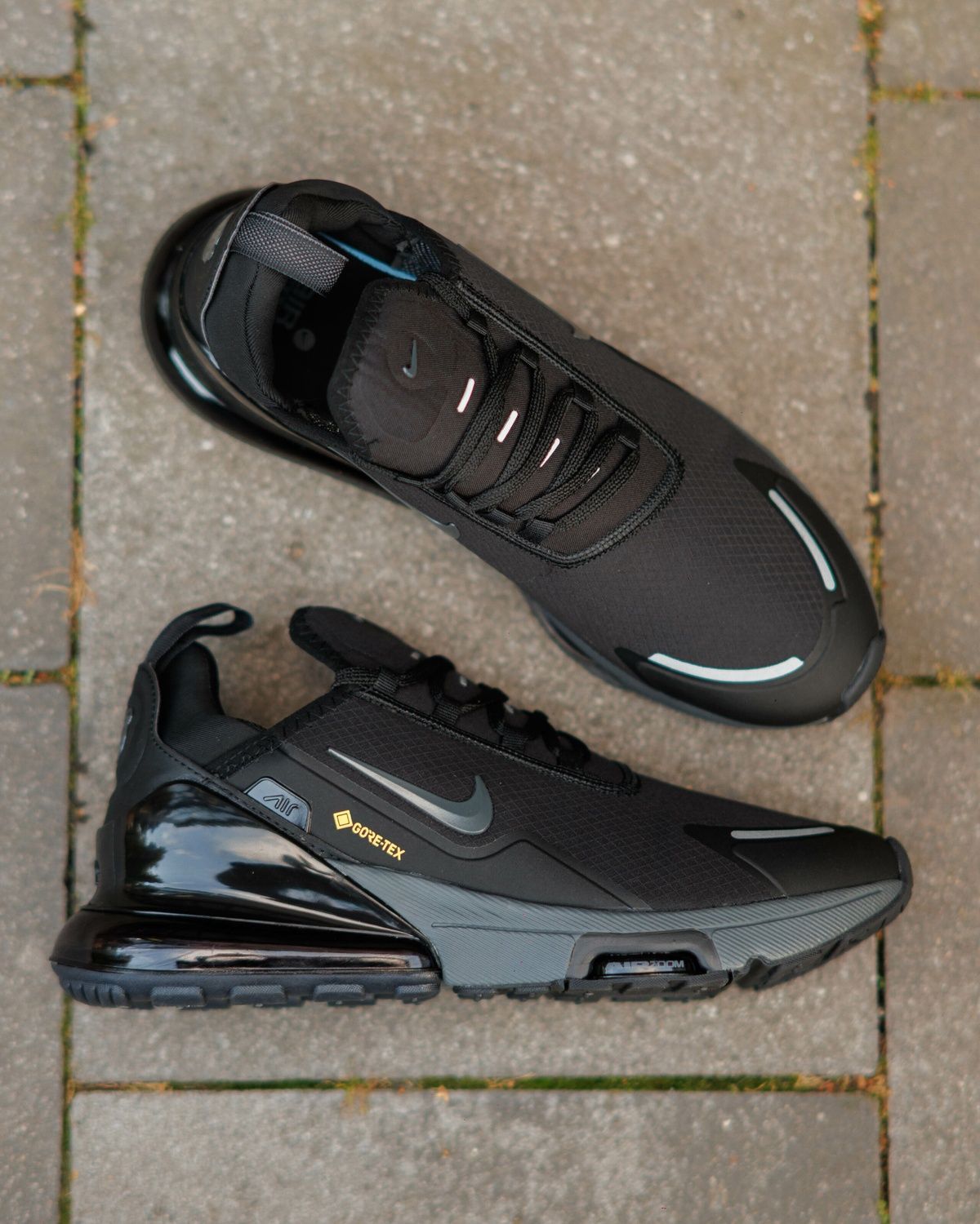 Кросівки Nike Air Max 270 Gore-Tex Black Grey NK394 фото