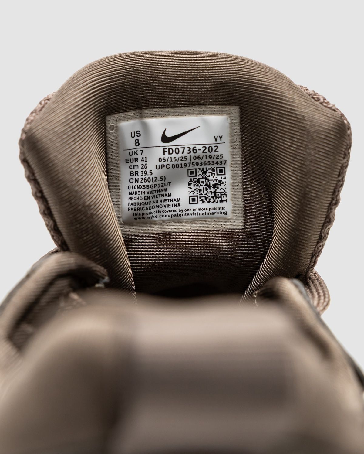 Nike V2K Run Mink Brown C-01317 фото