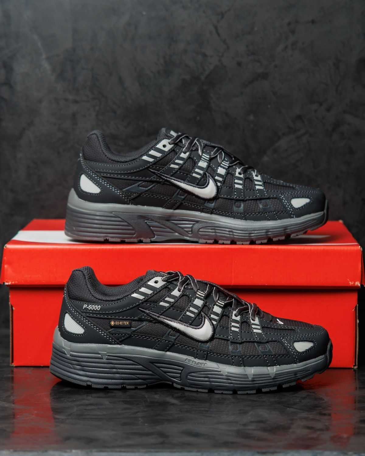 Кросівки Nike P-6000 Gore-Tex Grey White NK382 фото