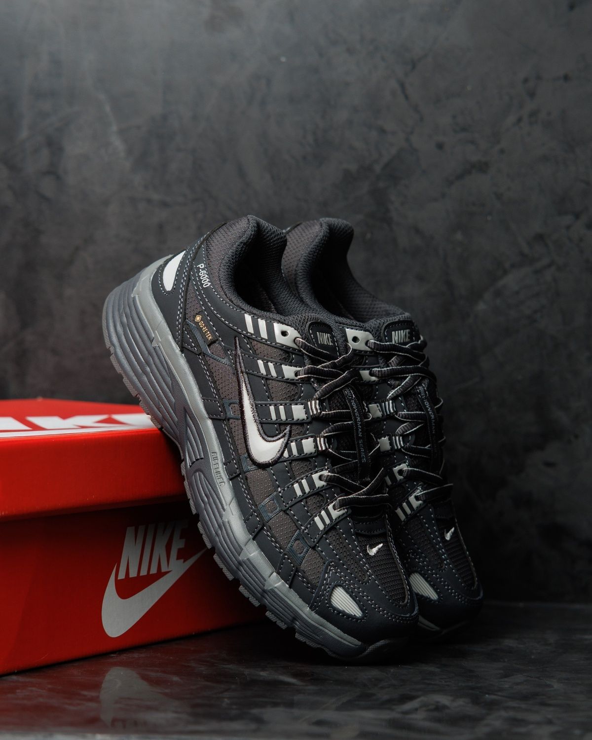 Кросівки Nike P-6000 Gore-Tex Grey White NK382 фото