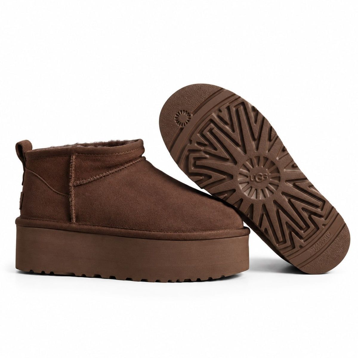 UGG Classic Ultra Mini Platform Chocolate u2921 фото