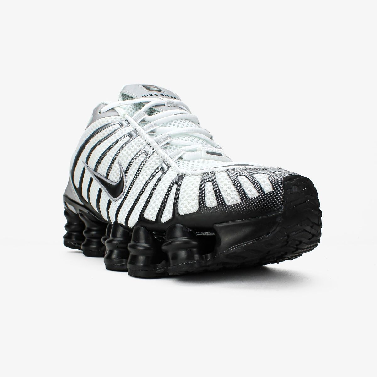 Кросівки Nike Shox TL "Metallic Silver/White/Wolf Grey/Black" B53 фото