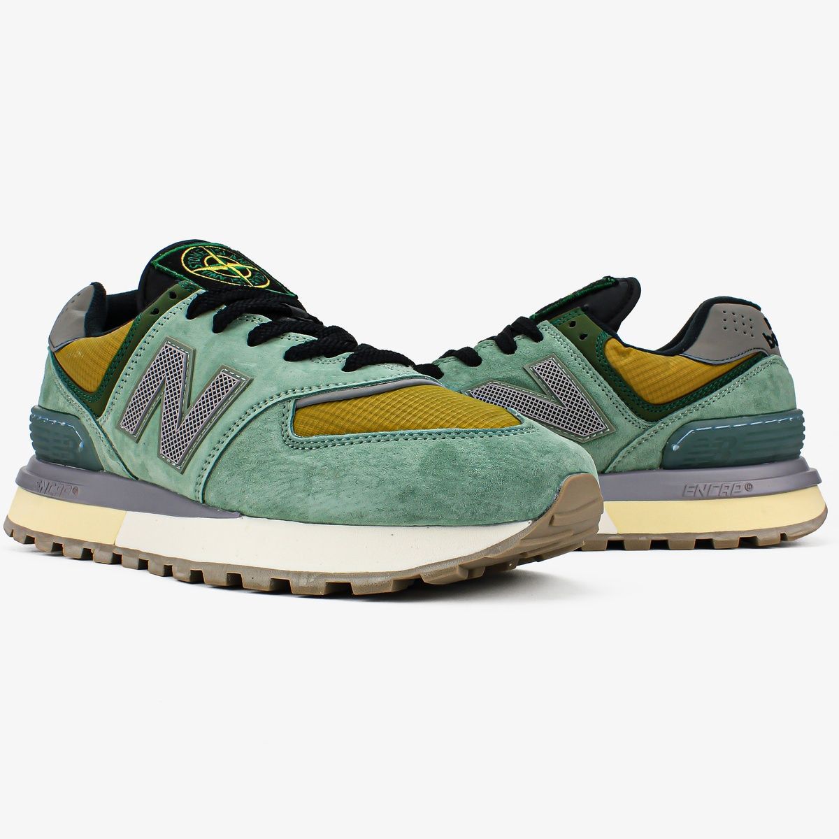 Кросівки New Balance 574 Legacy Stone Island "Light Green" 0145 фото