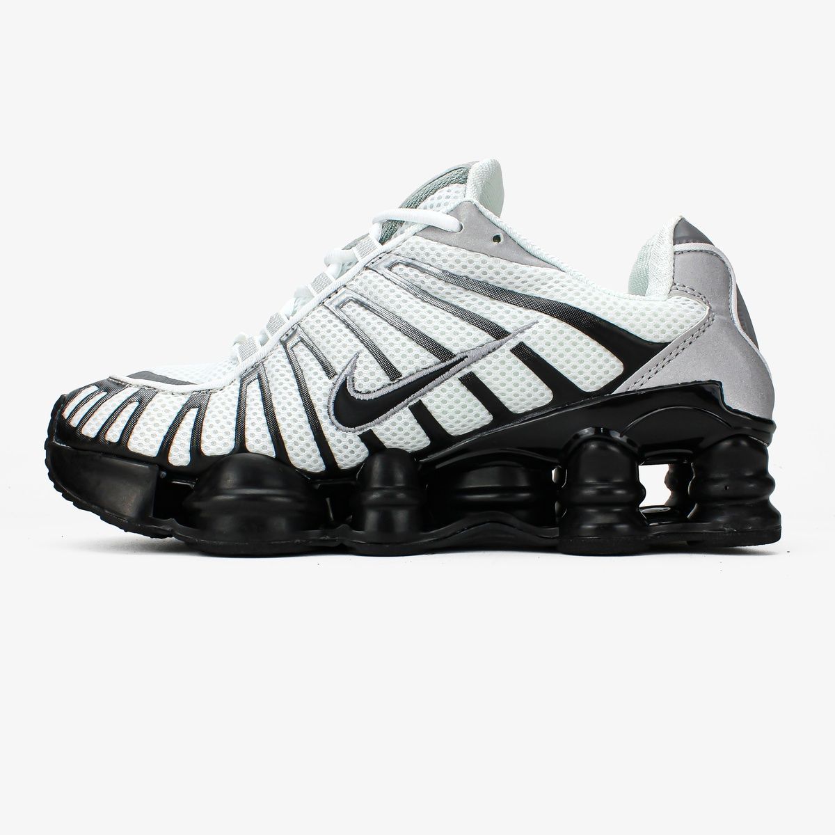 Кросівки Nike Shox TL "Metallic Silver/White/Wolf Grey/Black" B53 фото