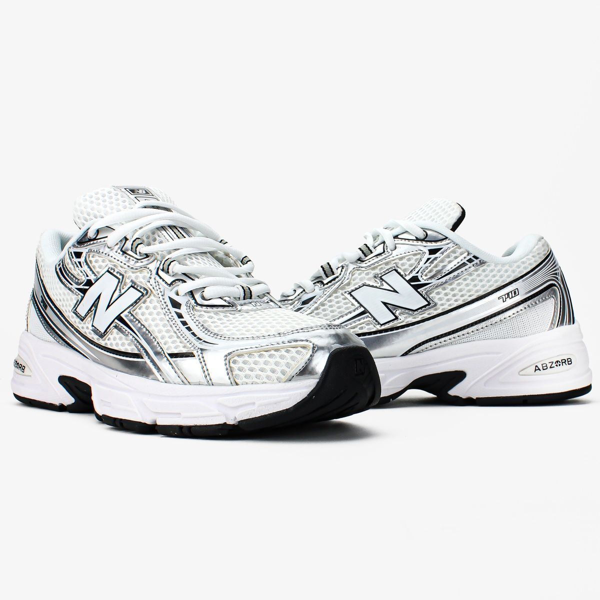 Кросівки New Balance 740v2 "White Silver Black" 0913 фото