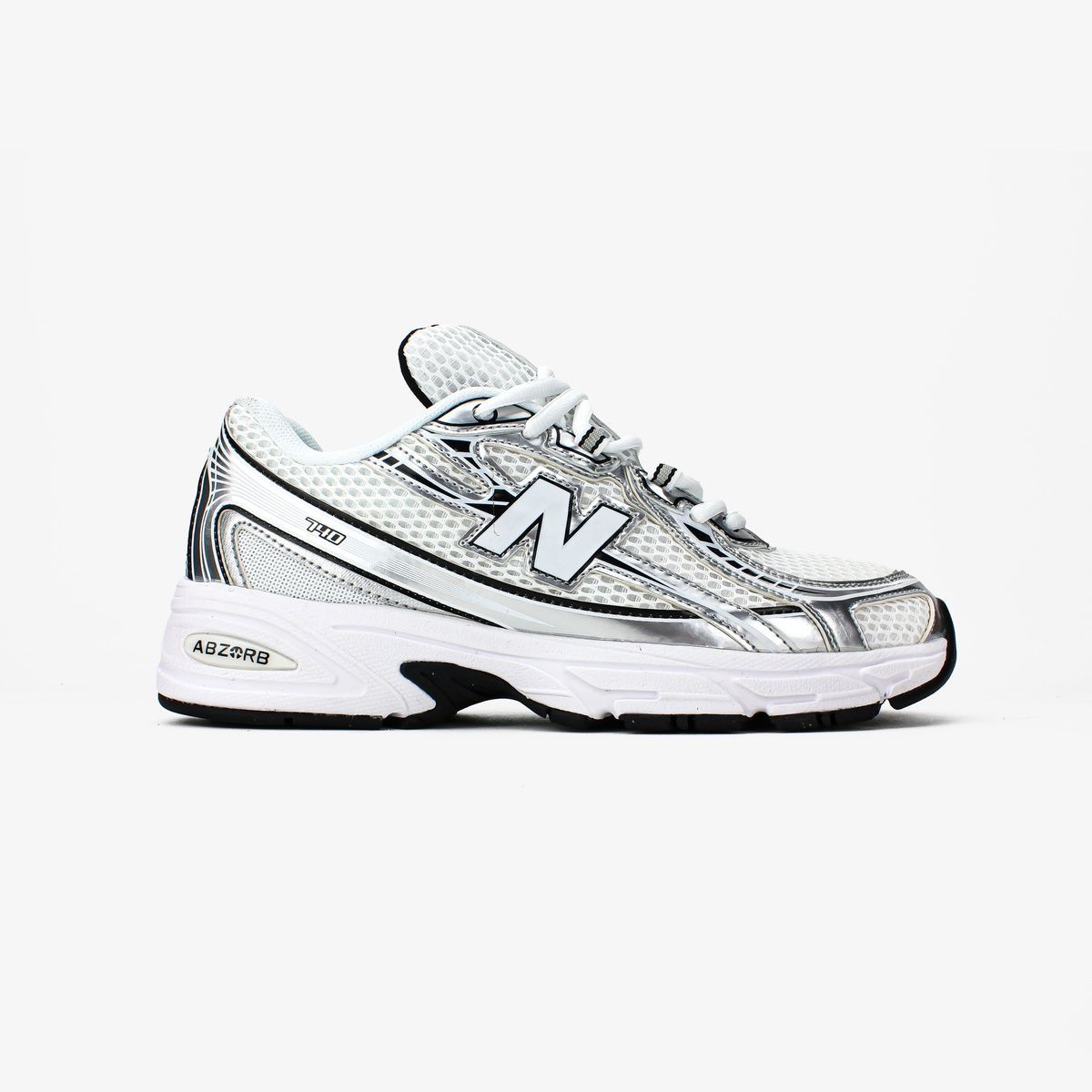 Кросівки New Balance 740v2 "White Silver Black" 0913 фото