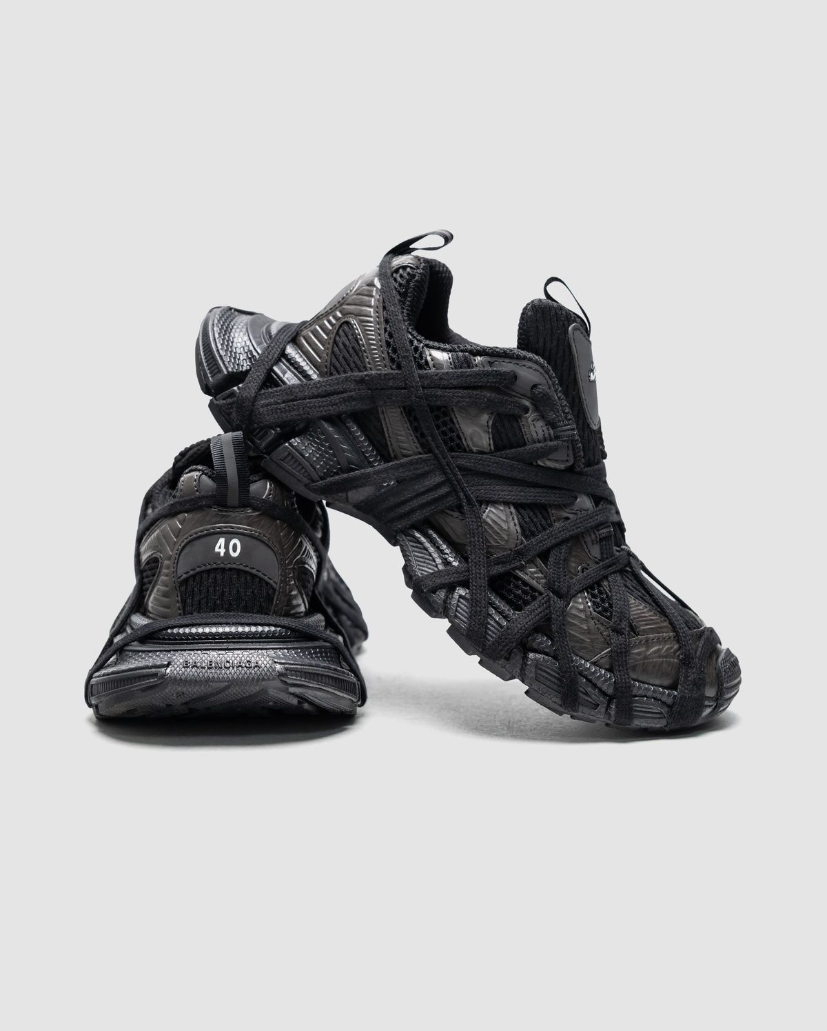 Balenciaga 3XL Extreme Lace Sneaker in Black C-13023 фото
