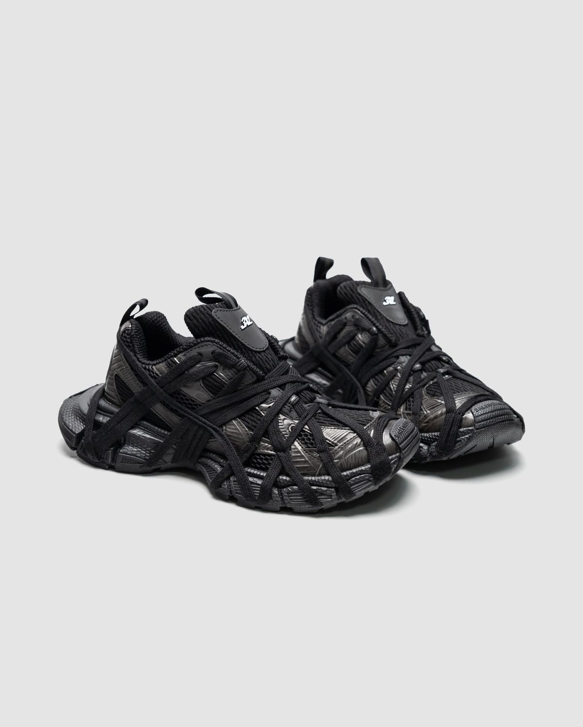 Balenciaga 3XL Extreme Lace Sneaker in Black C-13023 фото