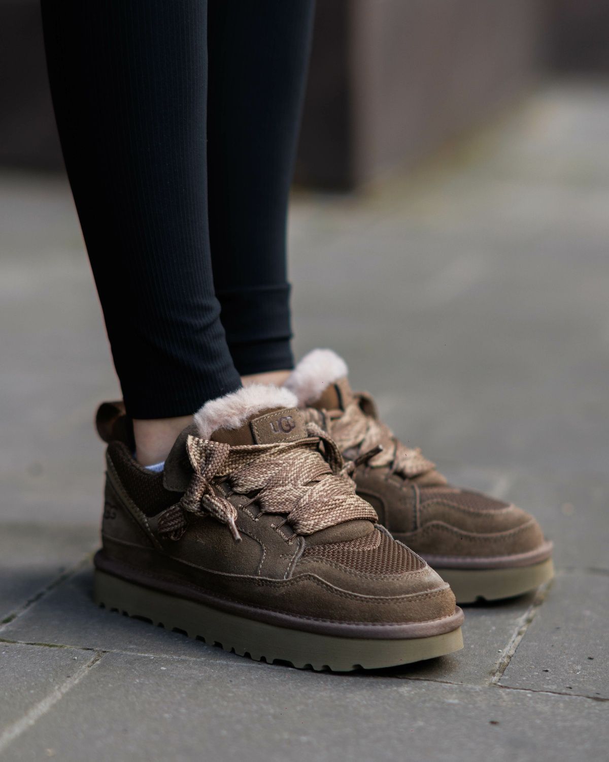 UGG Lowmel Sneaker Moss Green UG010 фото
